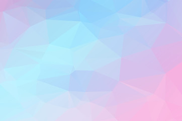 soft purple blue pink multicolored Low poly crystal background. Polygon design pattern. soft purple blue pink colorful Low poly vector illustration, low polygon background.