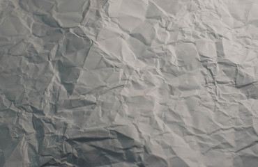 Crumpled sheet of paper