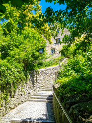 Stairway to the Upper Town of Bregenz, Austria