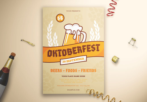 Oktober Festival Graphic Flyer Layout