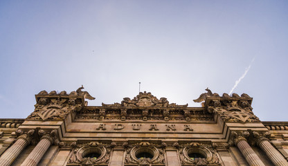The building of the Customs of Catalonia in the port area of Barcelona