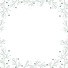 pattern plants and herbs isolated icon