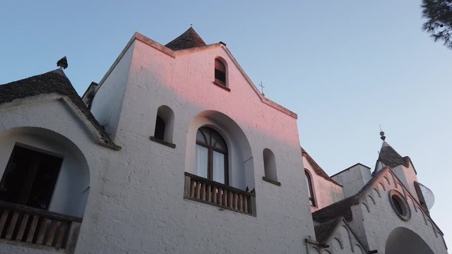 Alberobello, Apuglia, Italy- Sant'Antonio da Padova Trulli-Inspired Church, built 1926