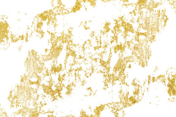 Brush stroke design element. Grunge golden background pattern of cracks, scuffs, chips, stains, ink spots, lines