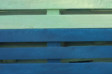 green blue  wooden texture  planks in the wall of the fence
