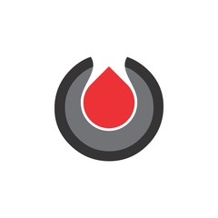 Fototapeta premium Blood Donation logo design vector