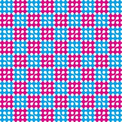 The Amazing of the Pink and Blue Pattern Wallpaper