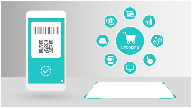 Cashless society and digital payments (QR Code, Barcode)