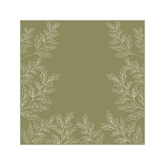 Naklejka premium pattern plants and herbs isolated icon