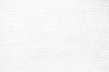 White Brick Wall Texture Background.