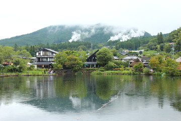 Fototapeta na wymiar 湯布院町　風景