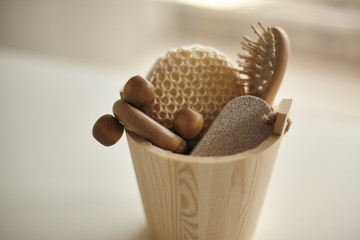 kit de spa relax madera 