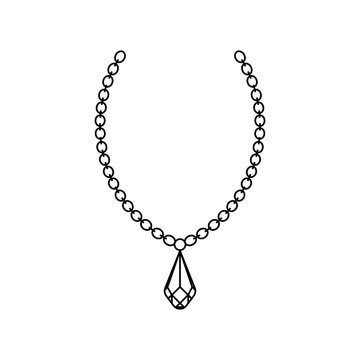 Necklace Clipart (#3090487) - PikPng