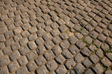 Old stone pavement