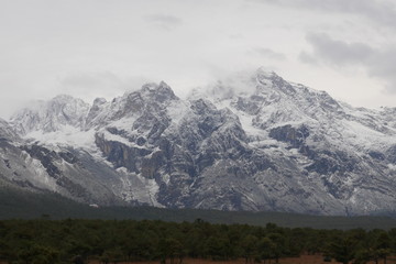panoramic view of the mountains