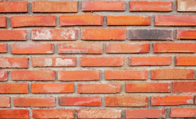Fototapeta premium Blurred of Orange old brickwork for background or backdrop
