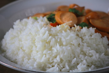 Thai Stir Fry Sausage with Basil Recipe