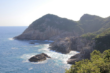 鵜ノ岬展望台からの風景