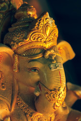 Idol of God Ganesha made with Plaster of Paris material