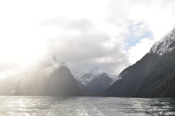Obraz na płótnie Canvas Milford Sound in New Zealand