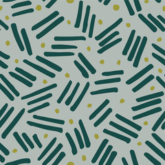 Abstract Seamless Pattern. Brush Strokes.