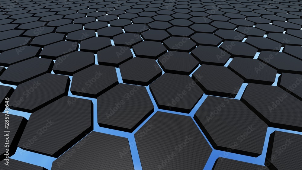 Wall mural abstrack background 3d model rendering