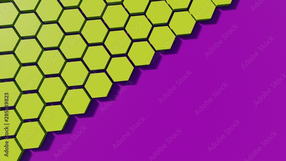 Poster abstrack background 3d model rendering