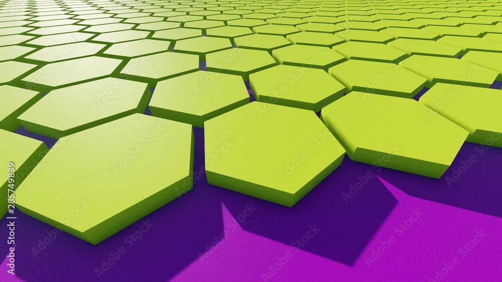 Wall mural abstrack background 3d model rendering