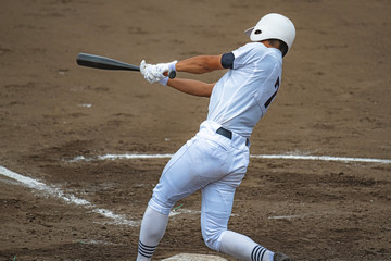 高校野球試合風景