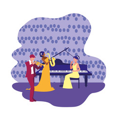 people musicians concert event design