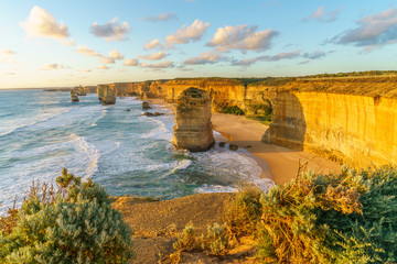 twelve apostles at sunset,great ocean road at port campbell, australia 77