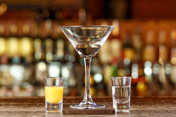 Coconut cocktail with rum