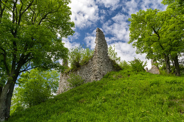 Ruins of castle Zniev, Slovakia