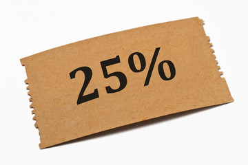25 Prozent 