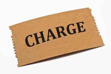 Charge Ticket