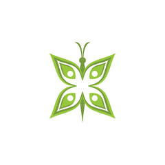 butterfly logo template