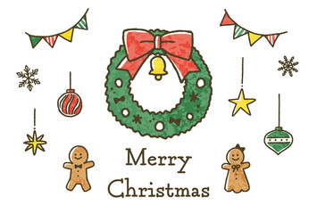 手書きクリスマス