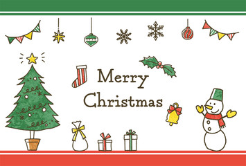 手書きクリスマス