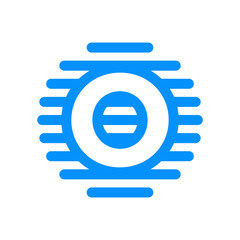 Initial in circle line