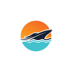 Fototapeta premium ship logo template