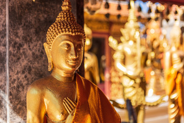 Wat Phra That Doi Suthep, the temple in Chiang Mai, Popular historical temple in Thailand.