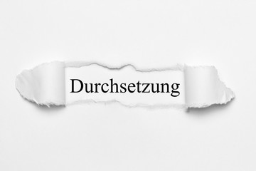 Durchsetzung