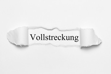 Vollstreckung