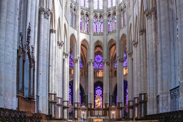 Beauvais. Intérieur de la cathédrale Saint-Pierre. Oise. Picardie. Hauts-de-France	