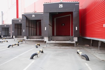 Obraz premium Temporary storage warehouse and bonded warehouse