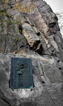 tablet of Goethe - Bodetal - Germany