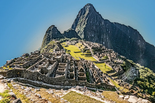 famous historic inca village of Maccu Piccu