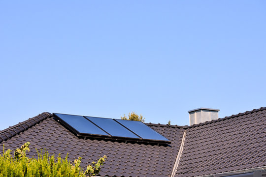 Nutzung der Sonnenergie f&uuml;r Warmwassererzeugung
