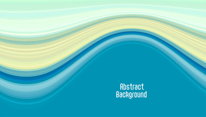 abstract smooth blue curve background design