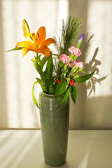 flowers in a vase